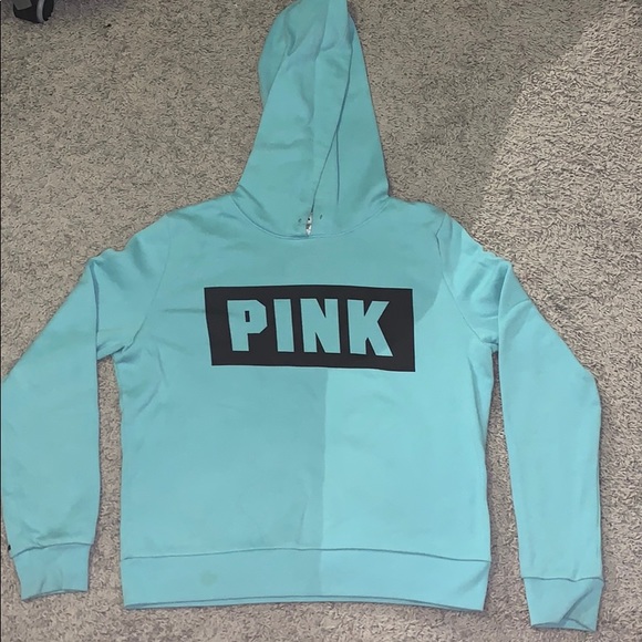 Blue “Pink” hoodie. - Picture 1 of 3